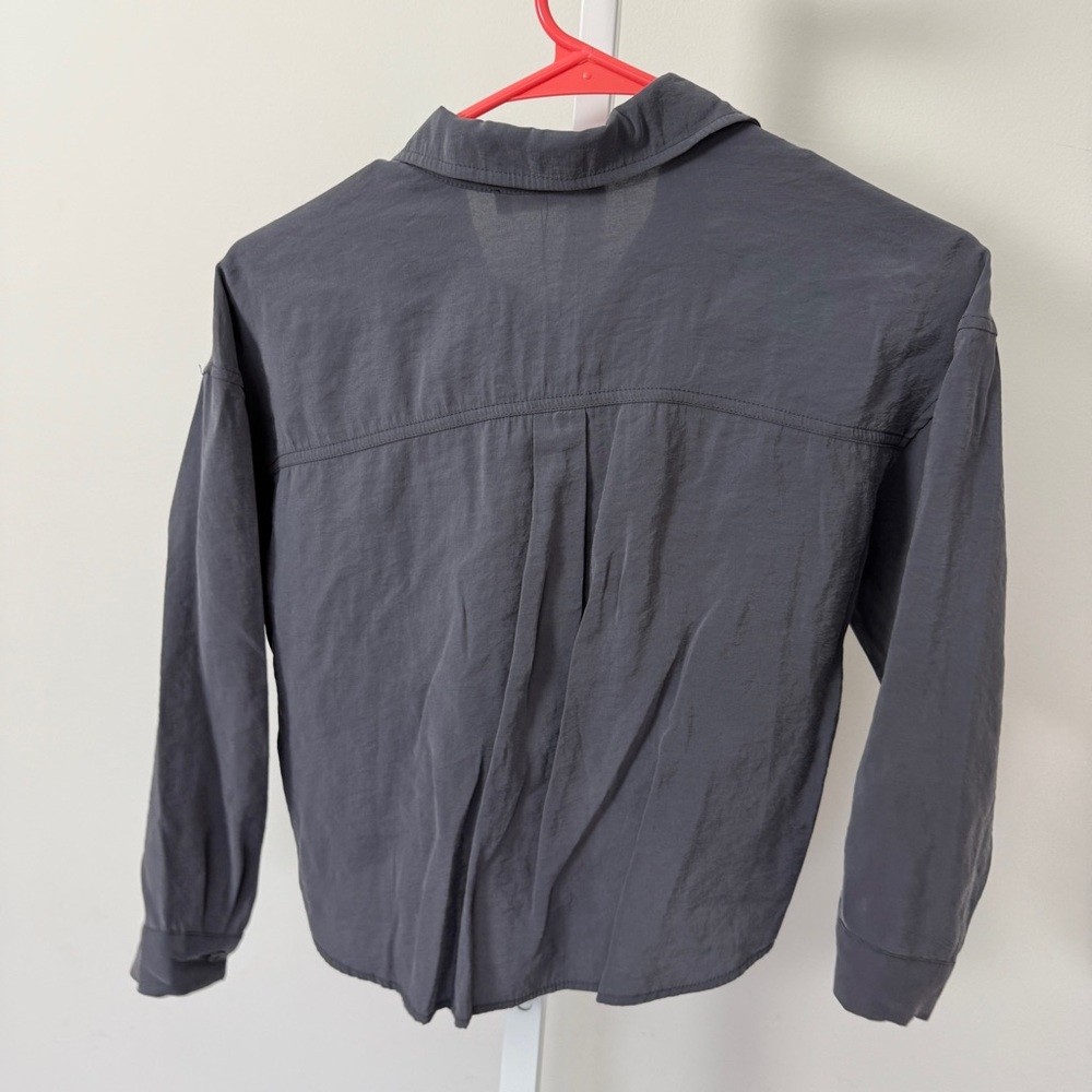 Zara flows grey top size 9-10 - Picture 3 of 4